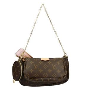 Louis Vuitton Multi Pochette Accessories Monogram Canvas Shoulder Bag
